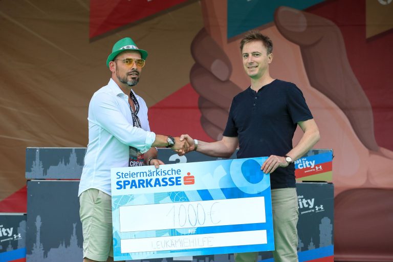 2022 Grazathlon Spendenuebergabe