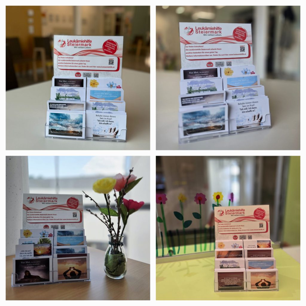 Kartchenstander Positive Gedanken